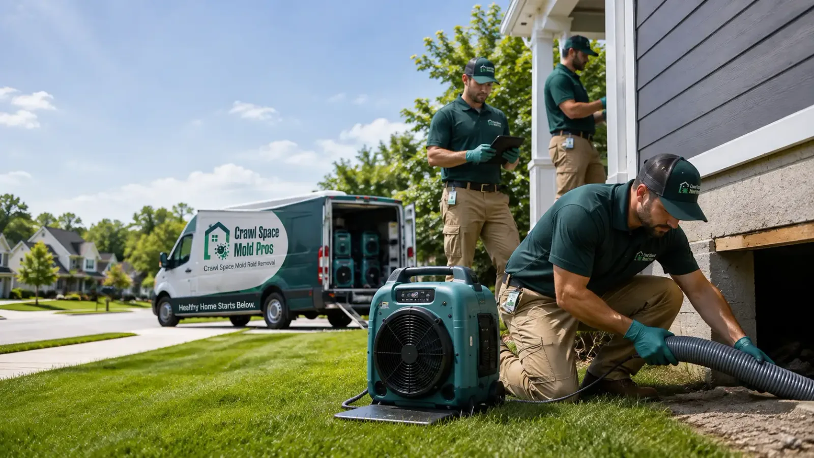 Crawl Space Mold Removal in Tripoli, IA